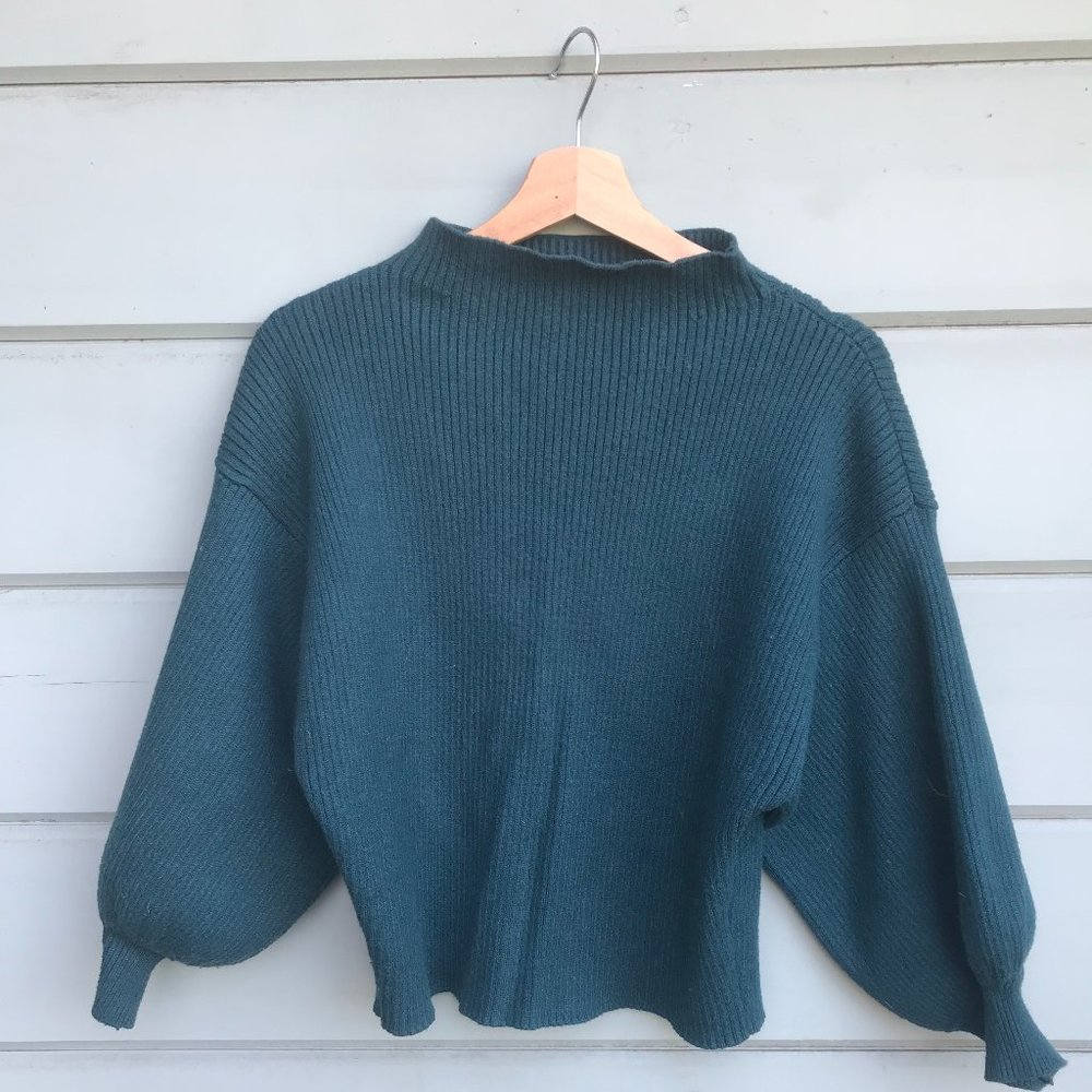 Bubble Sleeve Sweater